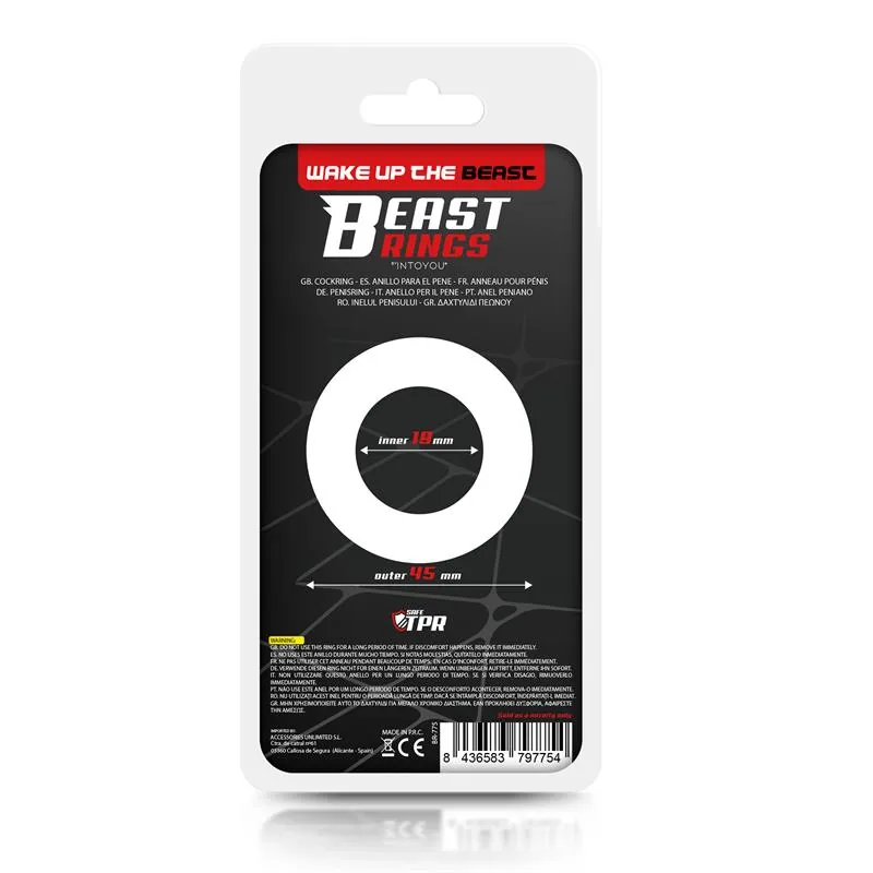 Anel Peniano Riscas Flexível 1,9 cm — vista 3 de 3