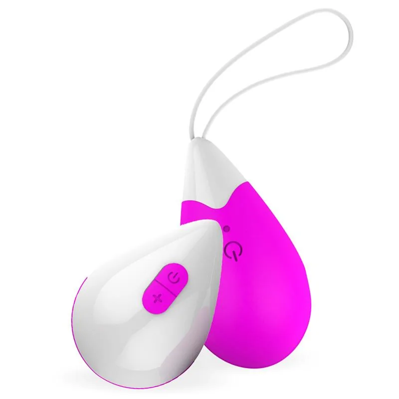 Bala Vibratória com Comando à Distância em Silicone Roxo Drops — vista 2 de 6