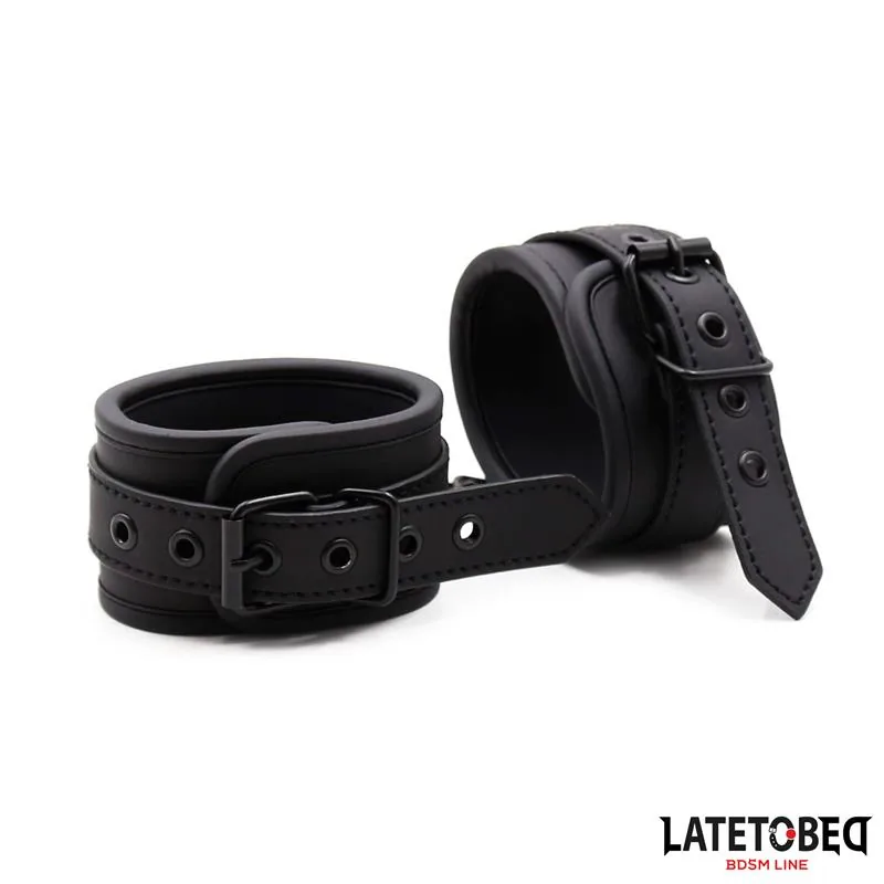 Algemas com Corrente LateToBed Pretas 24,5 cm
