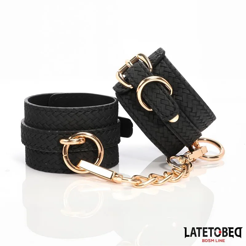 Algemas de Pulso com Corrente Dourada LateToBed