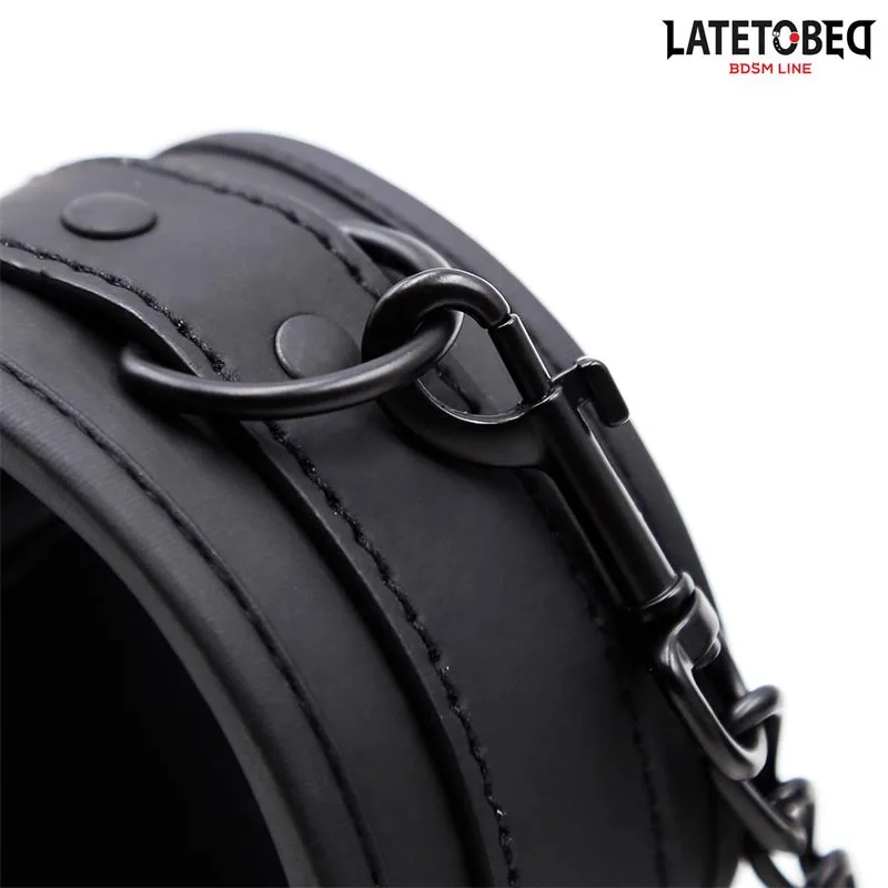 Algemas de Tornozelo com Corrente LateToBed Pretas 28 cm — vista 4 de 6