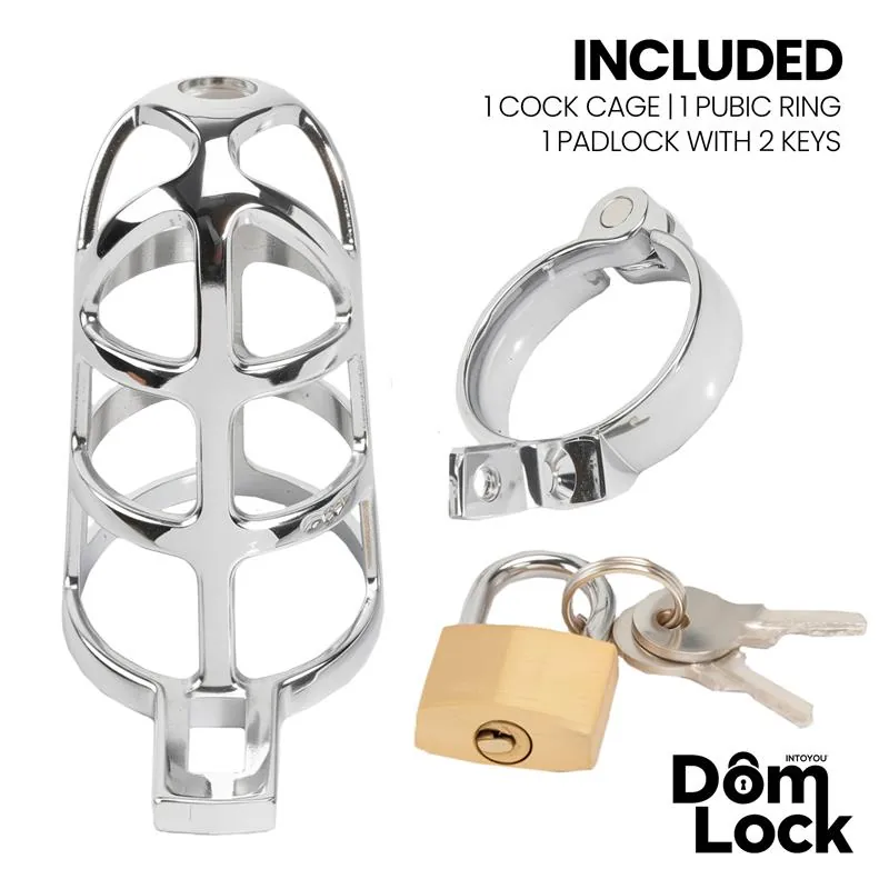 Gaiola de Castidade Prisoner Tamanho S DomLock — vista 3 de 5