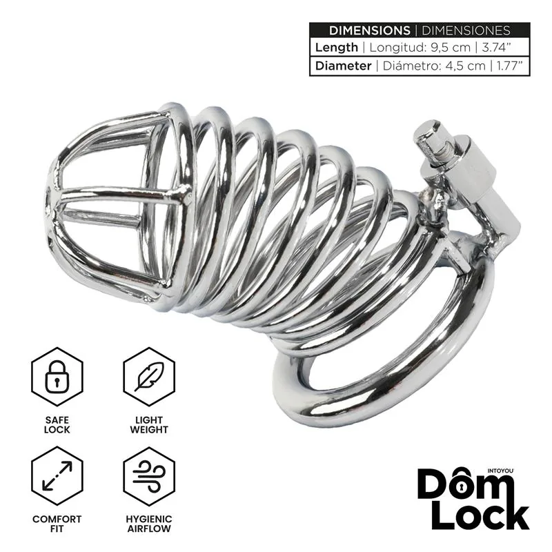 Gaiola de Castidade Warden Tamanho M DomLock — vista 3 de 5