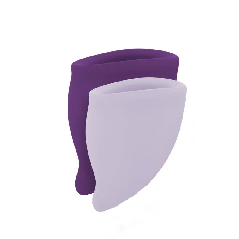 Conjunto de Copos Menstruais Fun Cup Explore Fun Factory Violeta 20 e 30 ml