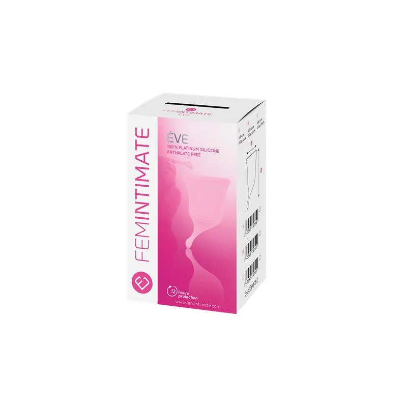 Copo Menstrual Eve Tamanho M Silicone Rosa — vista 3 de 3