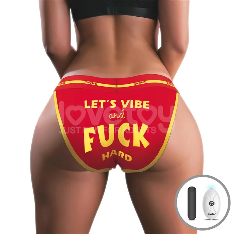 Cueca Vibratória Estampada 34-38 Lovetoy