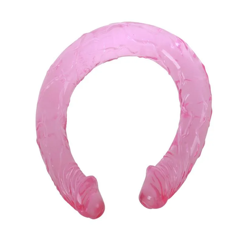 Dildo Duplo Baile Rosa 44,5 cm — vista 2 de 3