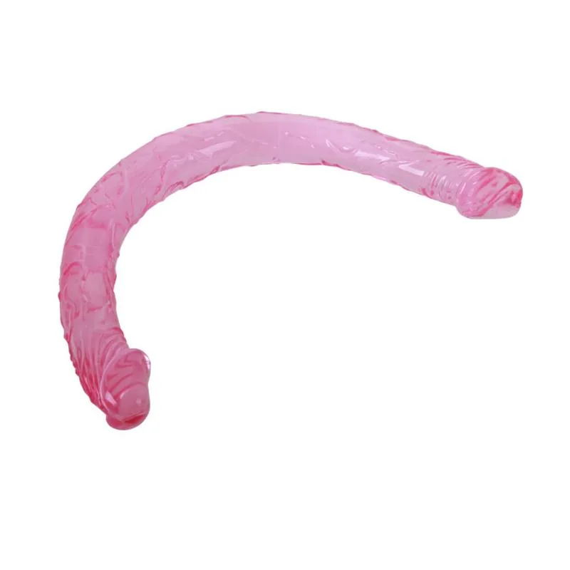 Dildo Duplo Baile Rosa 44,5 cm — vista 3 de 3
