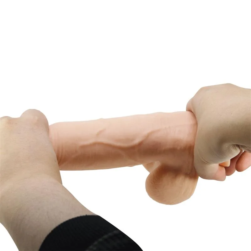 Dildo Realista Dupla Densidade com Vibração e Ventosa Baile — vista 8 de 10