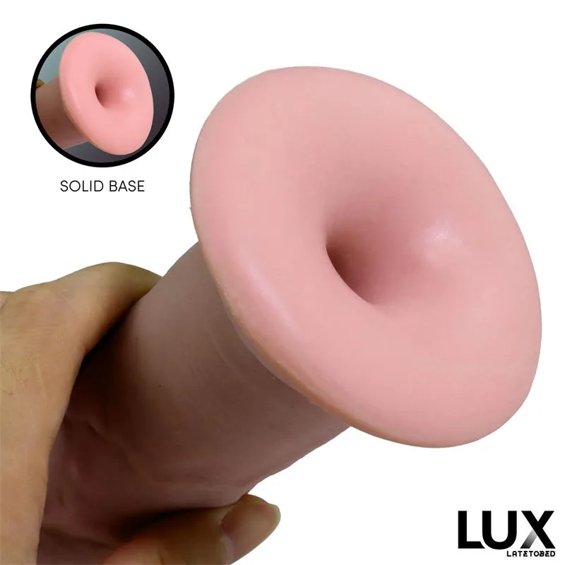 Dildo Realista Tripla Densidade Lux Fritz 9 — vista 4 de 6