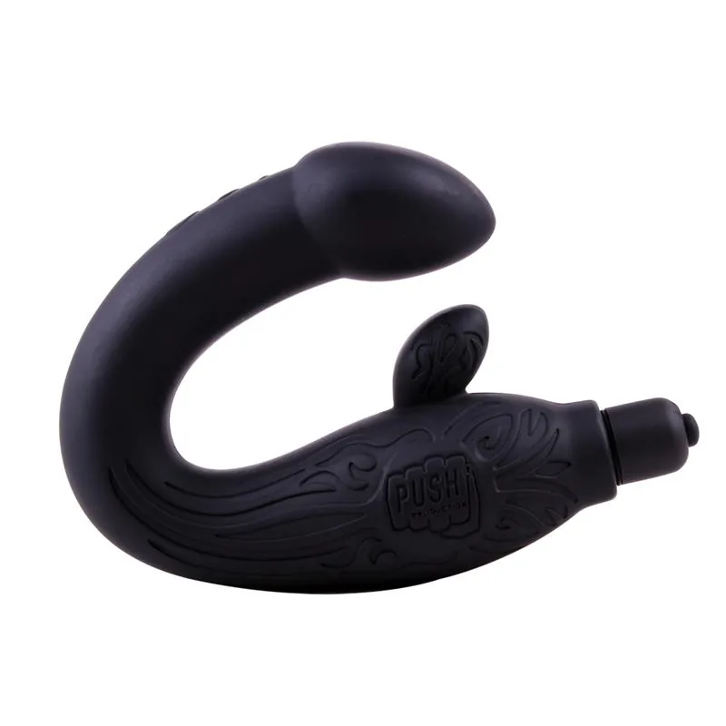 Massajador de Próstata em Silicone Preto Chisa — vista 4 de 4