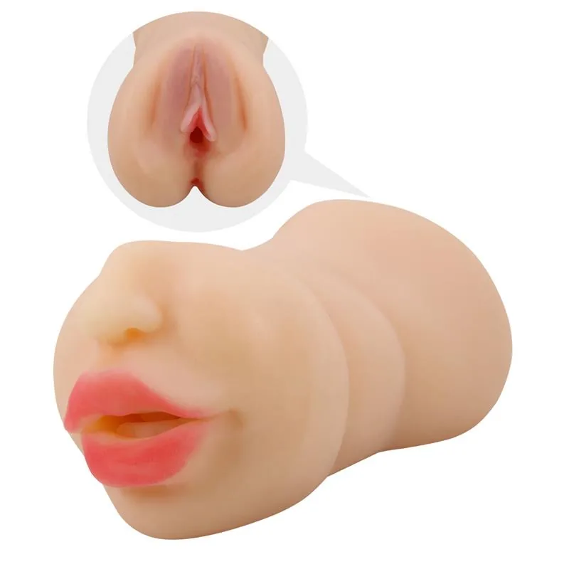 Masturbador Realista Zoey Vagina e Boca 17 cm