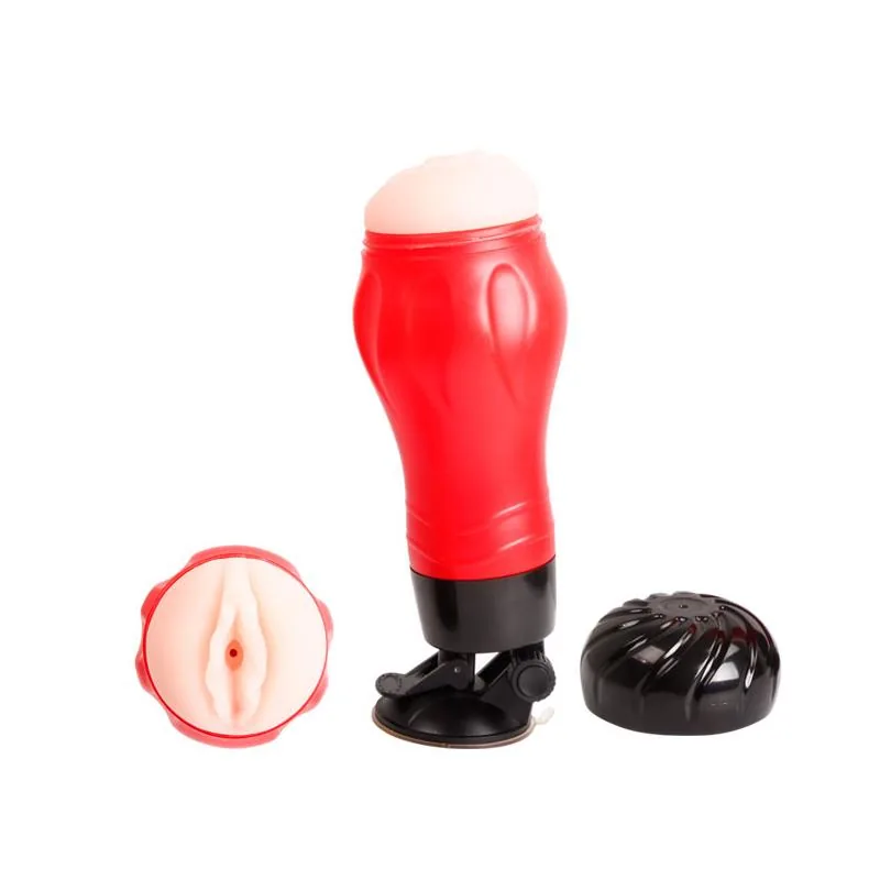Masturbador Vagina com Vibração Crazy Bull 28 cm