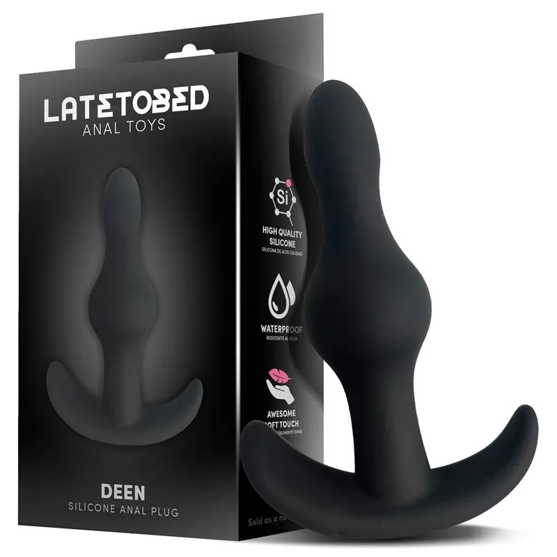 Plug Anal Deen LateToBed Silicone Base em Âncora