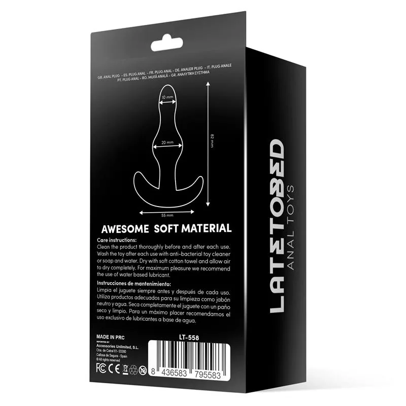 Plug Anal Deen LateToBed Silicone Base em Âncora — vista 3 de 3