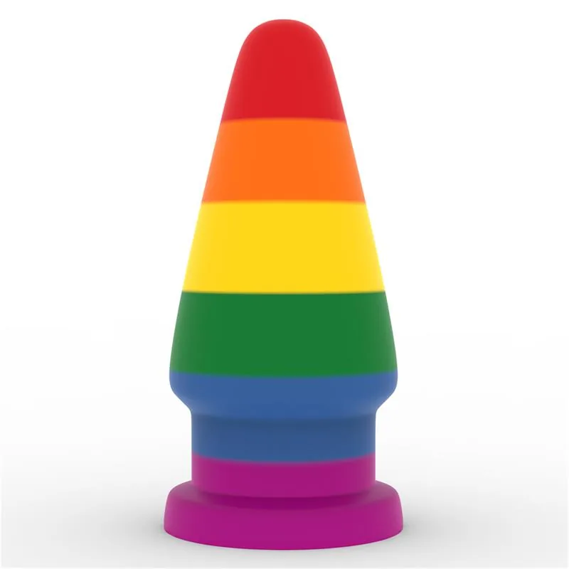 Plug Anal Prider 6 Lovetoy Cores do Arco-Íris 13,5 cm