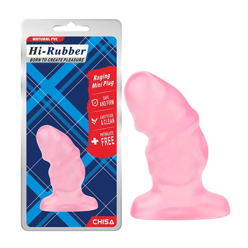 Plug Anal Raging Mini Chisa PVC Rosa 9,2 cm