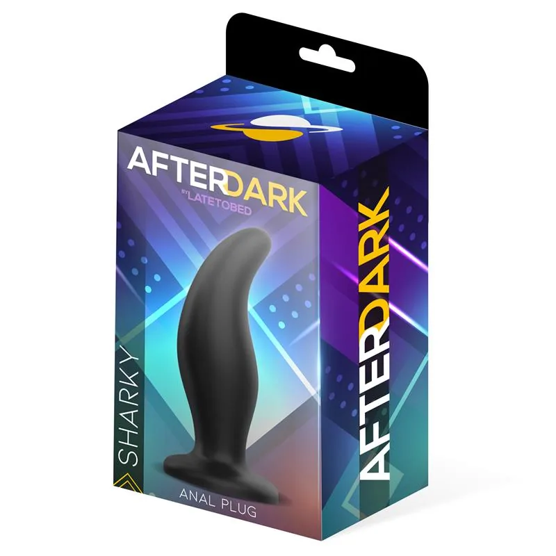 Plug Anal Sharky Afterdark Silicone com Ventosa 12 cm — vista 2 de 3