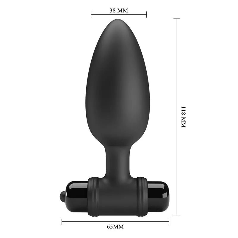 Plug Anal com Vibração Mr Play — vista 9 de 10
