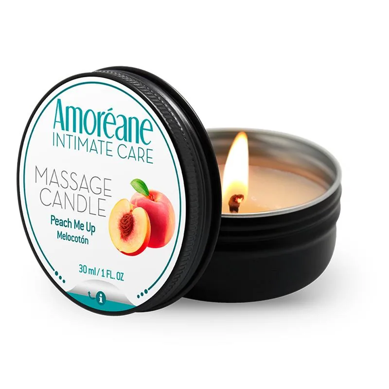 Vela de Massagem Peach Me Up Pêssego 30 ml Amoreane