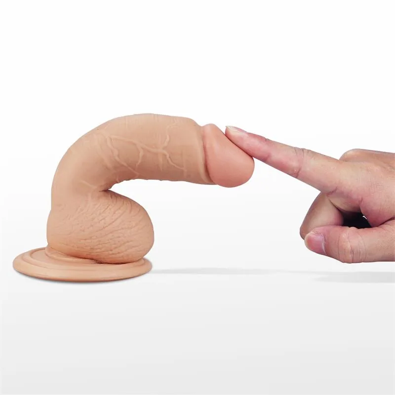 Vibrador Realista Real Extreme com Vibração Lovetoy Natural 18 cm — vista 3 de 3