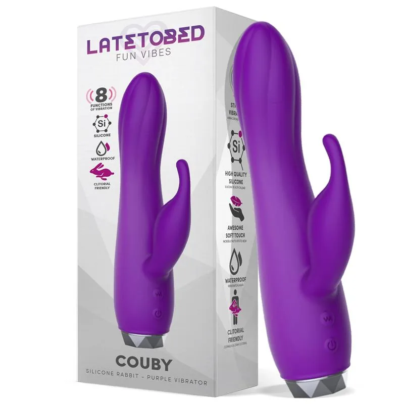LateToBed Couby Vibrador Duplo Roxo