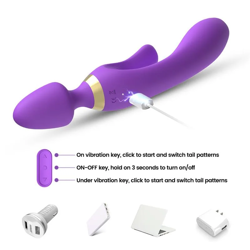 Vibrador Massajador Roxo Urban Sky — vista 8 de 9