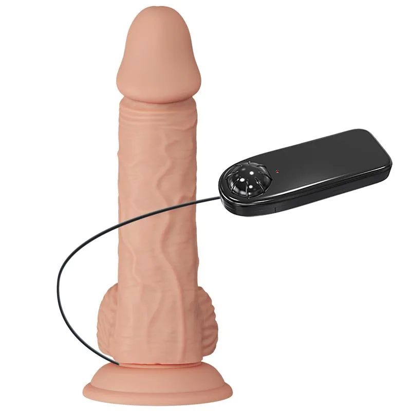 Vibrador Realista 8,1 com Comando à Distância Baile — vista 5 de 11
