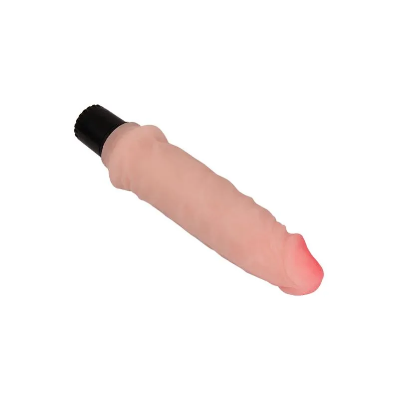 Vibrador Realista Baile TPR Cor Natural 20 cm — vista 3 de 3