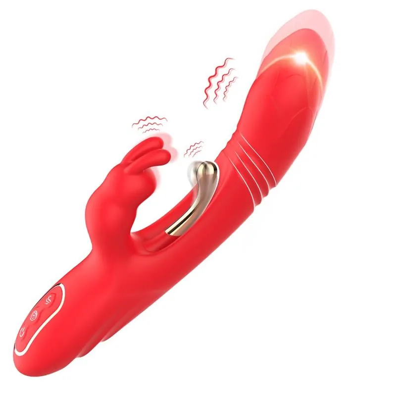 Vibrador Tickler com Coelho em Silicone Urban Sky