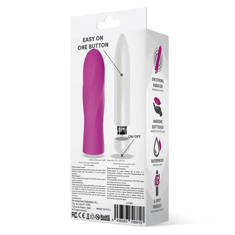 Trimy Bala Vibratória Silicone Rosa — vista 3 de 3