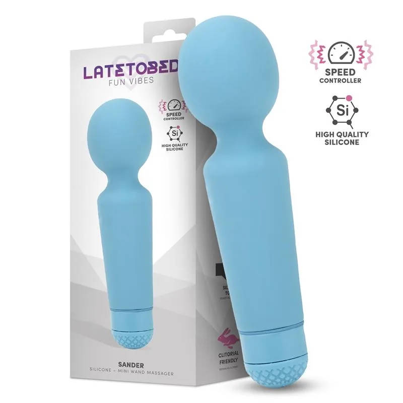 Vibrador Varinha Sander LateToBed Silicone 15 cm
